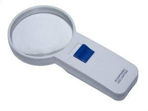 4X Carson LED Illuminated Pocket Magnifier - 2.7 Inch Lens