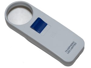 7X Carson LED Pocket Lighted Magnifier - 1.9 Inch Lens