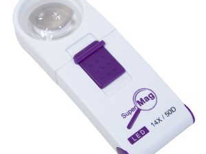SuperMag 14X LED Lighted Pocket Magnifier - 1.4 Inch Lens