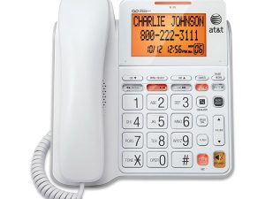 AT&T Big Button Phone with Tilt Display Large Print Caller ID and Answering System