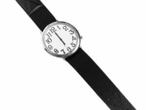Dino Low Vision Unisex Watch With Fabric Stretch Band