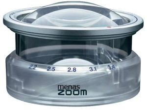 2.2X / 3.4X Eschenbach MenasZoom Lighted Stand Magnifier