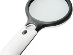 3X / 45X LED Lighted Handheld Magnifier
