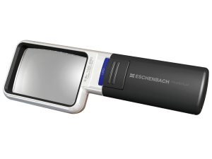 3.5X Eschenbach Mobilux LED Hand Magnifier - 3 x 2 Lens Size