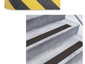 Low Vision Anti-Slip Adhesive Tape: Yellow and Black - 2 Inch Wide