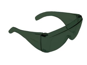 NoIR U08 Fitover Glasses with UV and Infrared - 1% Dark Grey-Green