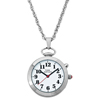 Ladies' Silver Talking Pendant Pocket Watch with Choice of Voice (Male & Female) - English