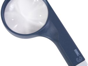 3X COIL Hand Magnifier  3.5 Inch Lens