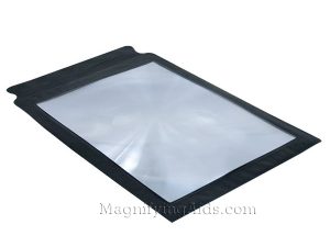2X Full Page Framed Fresnel Magnifier
