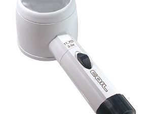 3.9X COIL LED Illuminated Hand-Held Stand Magnifier - 2.3 Inch Lens