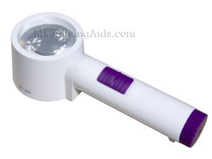 5X / 20D SuperMag LED Lighted Hand Held, Stand Magnifier - 2.4 Inch Lens