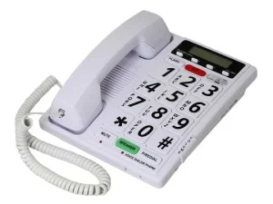 Talking Voice Dialer Phone with Large Number Buttons